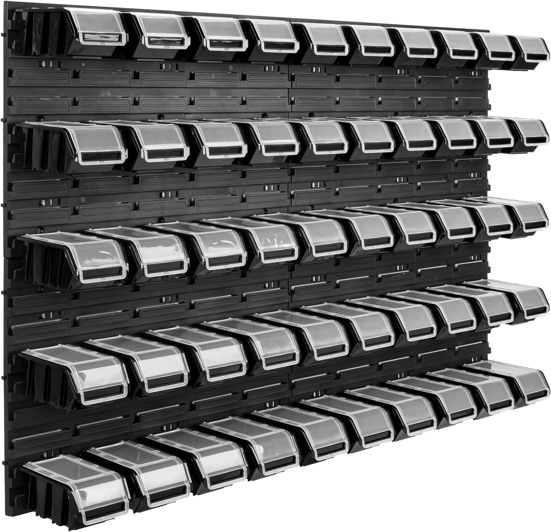 5 Boîtes De Rangement ERGO-Box Taille 4 Avec Bec - Noir