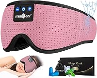 Vista 17 de MUSICOZY Sleep Headphones, Bluetooth 5.4 Sleep Mask Headband Headphones Sleeping Eye Mask, Wireless Music Earbuds Earphones with HD Stereo Speakers