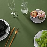 Vista 406 de Rectangle Tablecloth 90x132 inch Washable Polyester Fabric Table Cloth for Wedding Party Dining Banquet Decoration（90x132, Turquoise）