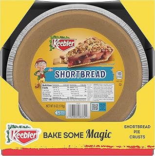 Keebler Ready Crust 9-Inch Shortbread Pie Crusts, Premade Pie Crusts For...
