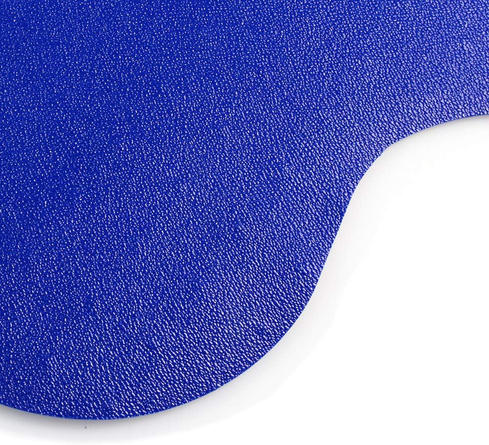 "Floortex Sploshmat Blue Multi-Purpose Protective Floor Mat 40"" x 40"" for Hard Floors", caribbean blue