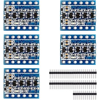 XCSOURCE 5PCS IIC I2C Logic Level Converter Bi-Directional Module 5V to 3.3V TE291