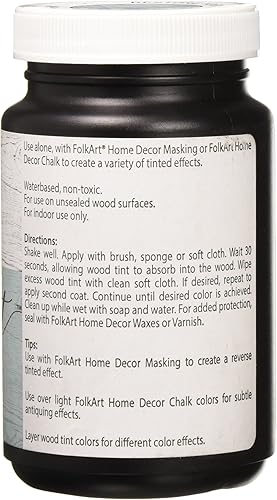 Miniatura 5 de FolkArt Tinte para madera para decoración del hogar (8 onzas), nogal