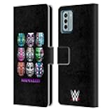 Officially Licensed WWE Normality Jeff Hardy Graphics Leather Book Wallet Case Cover Compatible with Nokia G42
