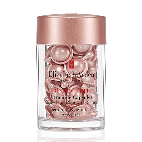 Miniatura 19 de Elizabeth Arden Retinol + HPR Ceramide Rapid Skin Renewing Anti-Aging Face Serum Capsules, tratamiento de líneas finas y arrugas con péptidos,