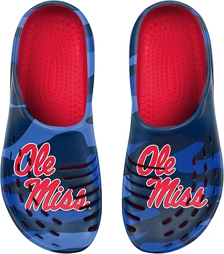 Miniatura 442 de FOCO - Sandalias de agua de jardín con logotipo de equipo de la NFL, para hombre Camuflaje tonal,logotipo grande de bloque