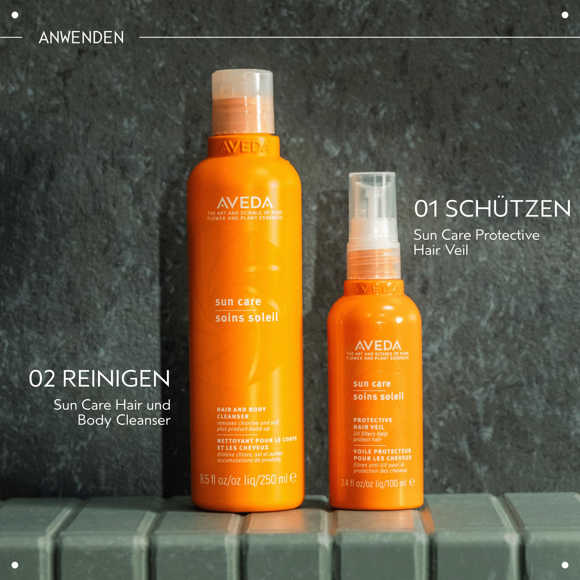 Aveda Sun Care™ Hair & Body Cleanser | 2-in-1 Reinigung | Entfernt Chlor & Salz | Für Haar & Körper | 250 ml