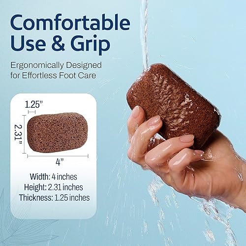 Miniatura 7 de Hartfelt Magic Stone - Piedra de pedicura para exfoliar talones, dedos de los pies y pies, sin productos químicos