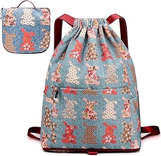 Drawstring Foldable Large Capacity Dry-wet Separation Travel Sports Backpack Exotic Gym Waterproof Drawstring Bag