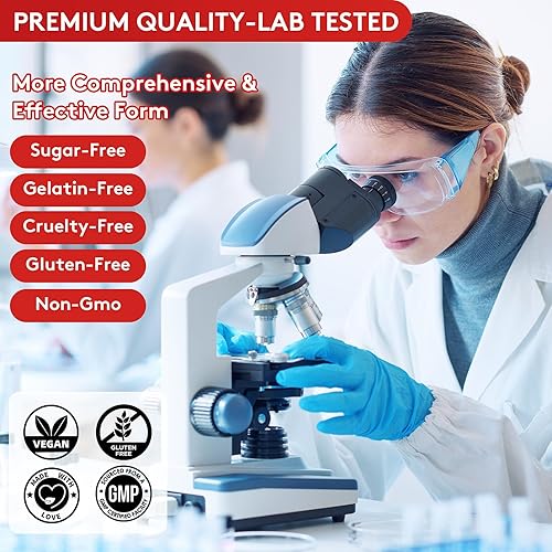 Miniatura 8 de Gomitas de glicinato de magnesio de 600 mg  Suplemento de potasio de magnesio sin azúcar con vitamina D, B6, CoQ10 para la función cognitiva, apoyo