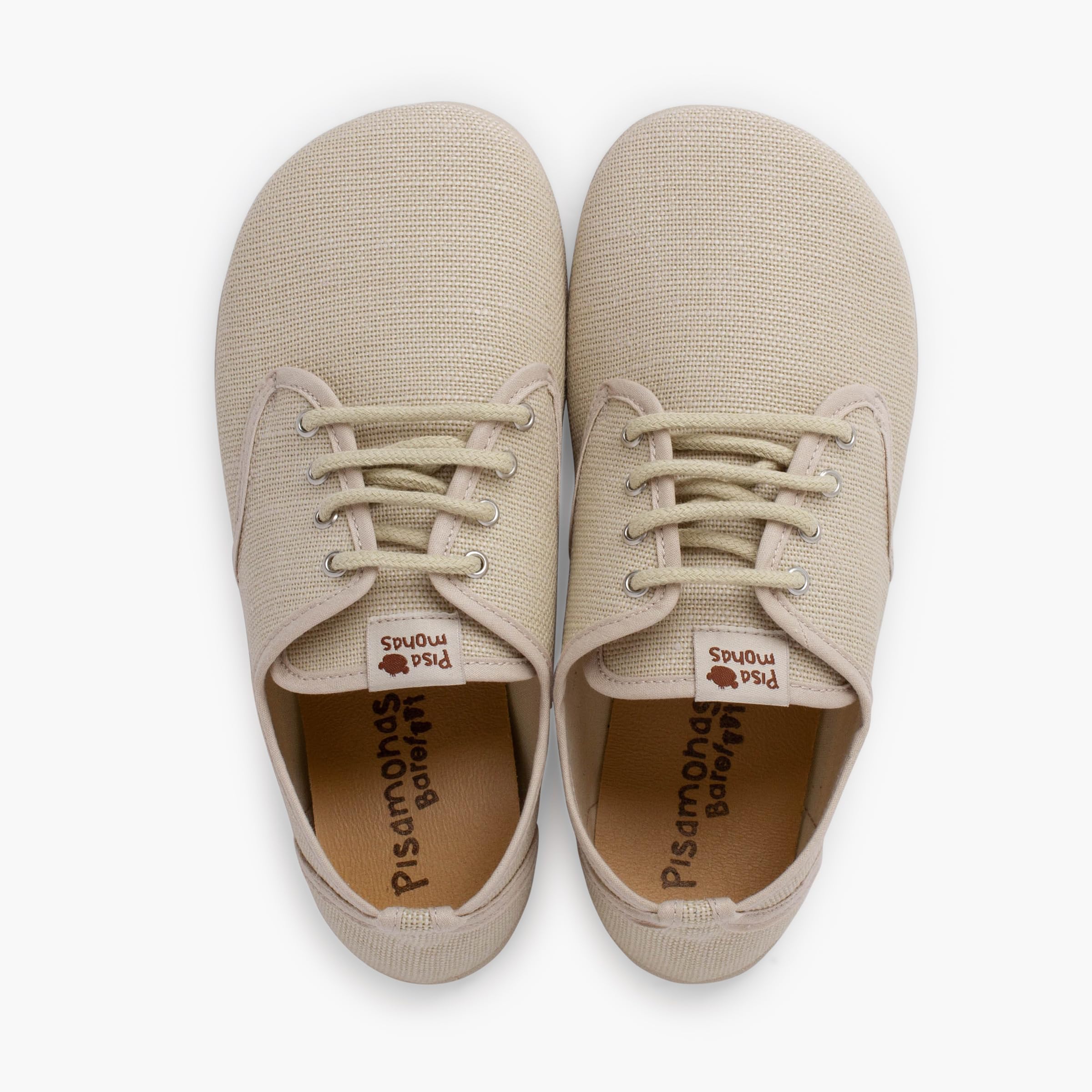 Pisamonas Blucher Barefoot Lino Cordones Tallas Altas