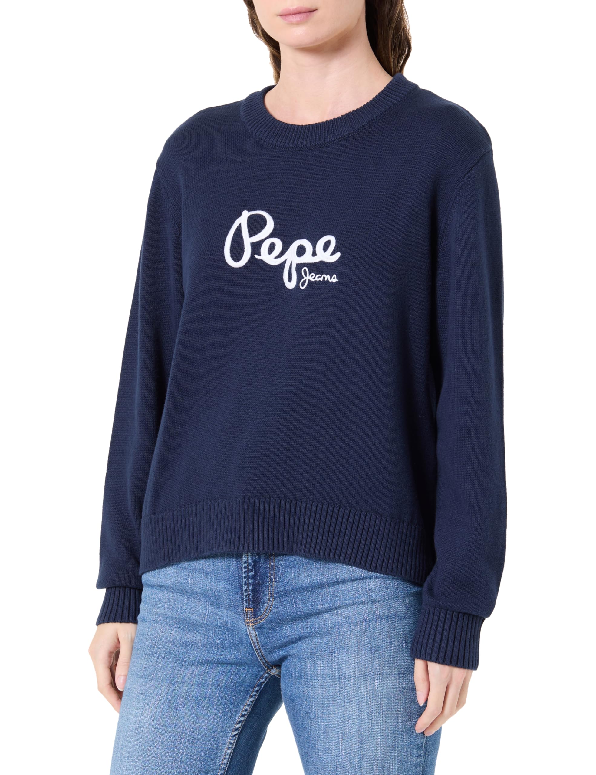 Pepe Jeans W Intarsia Sweater Prendas de Punto Mujer (Pack de 1)