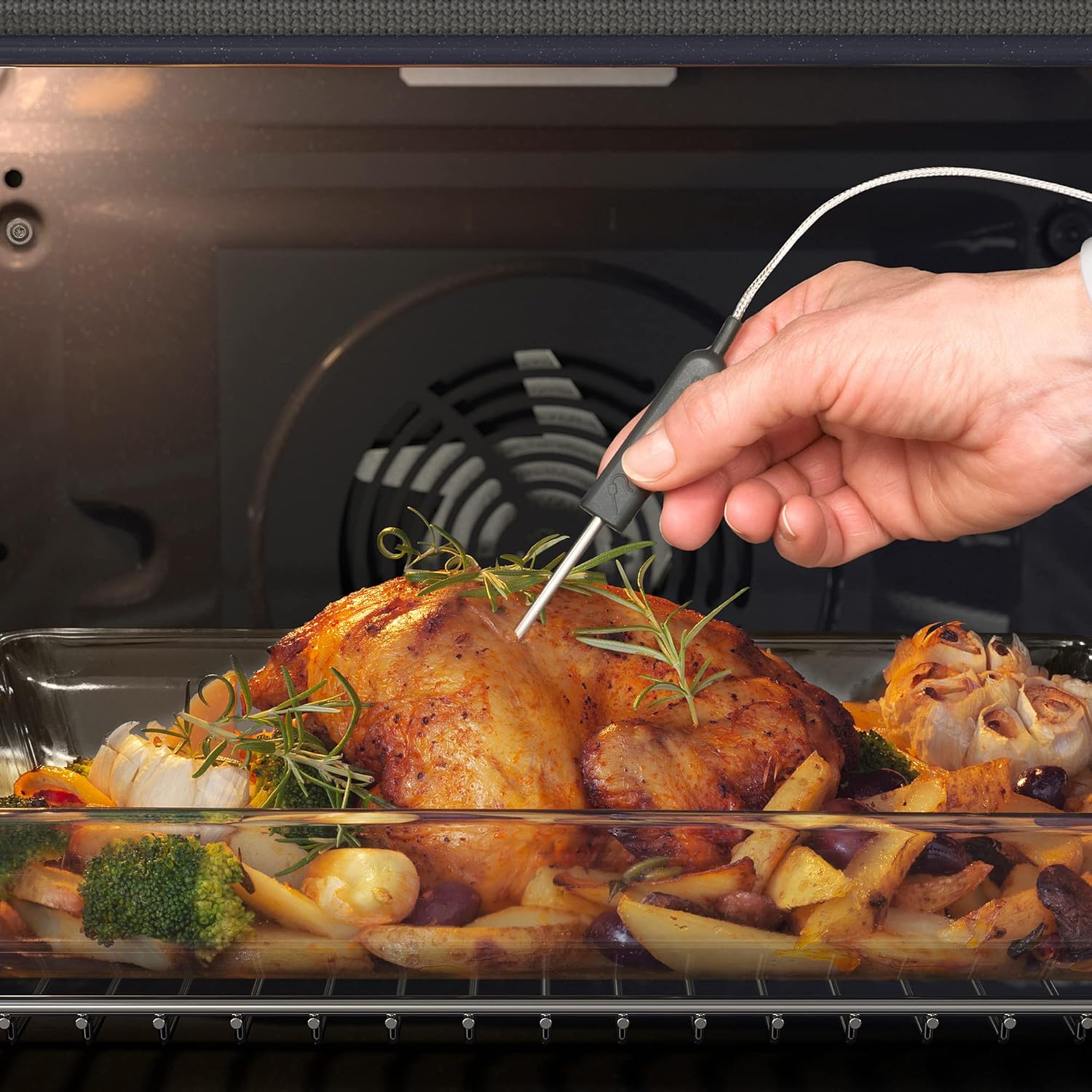 KULINARISK forced air oven w pyrolytic funct, 700 stainless steel
