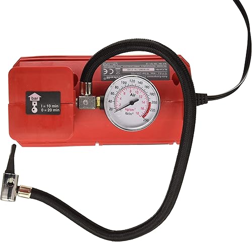 Miniatura 3 de Einhell Imprimir 18 Bar CC AC 12 V Compresor para Coche DC 12 V Rojo