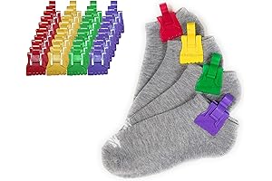 Incredible Sock Clips: Keep Your Socks Paired and Laundry Days a Breeze!