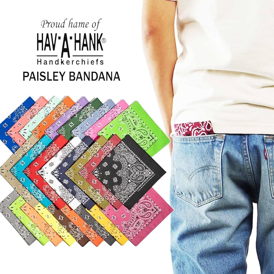 Amazon | ハバハンク HAV-A-HANK バンダナ アメリカ製 Amazon | ハバハンク HAV-A-HANK バンダナ アメリカ製