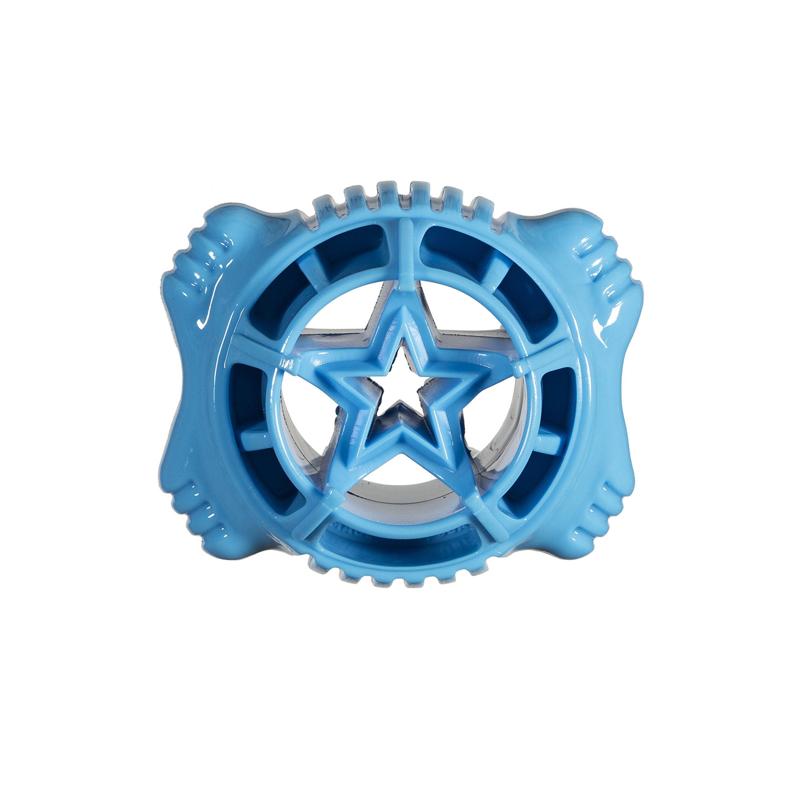 3792-bl-l Large Blue Star Ball - 4.5 Inch