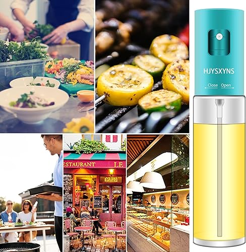 Miniatura 6 de Pulverizador de aceite de cocina, botella de spray de aceite de vidrio de 3.4 fl oz, rociador de aceite de oliva, dispensador de aceite de artilugio