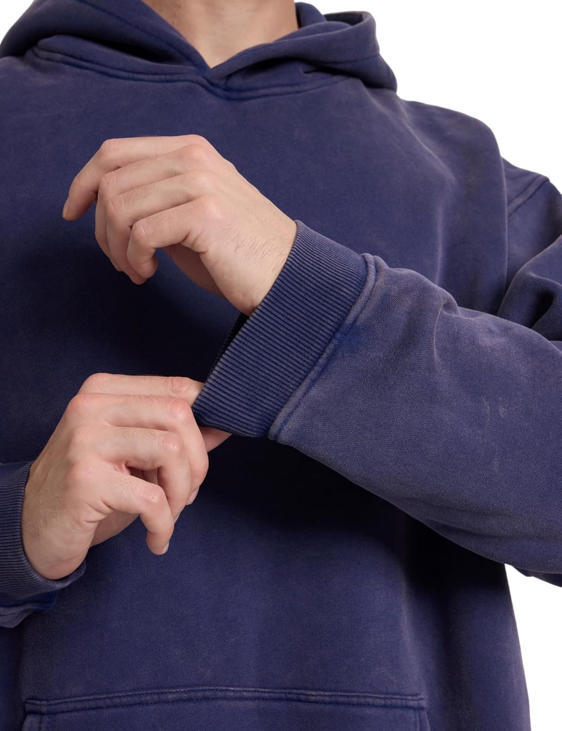 Dnzzs Acid Wash Hoodie Super Soft Sweatshirt for Mens Pullover Oversized Men's Fashion Hoodies & Sweatshirts Vintage Tops - Image 5