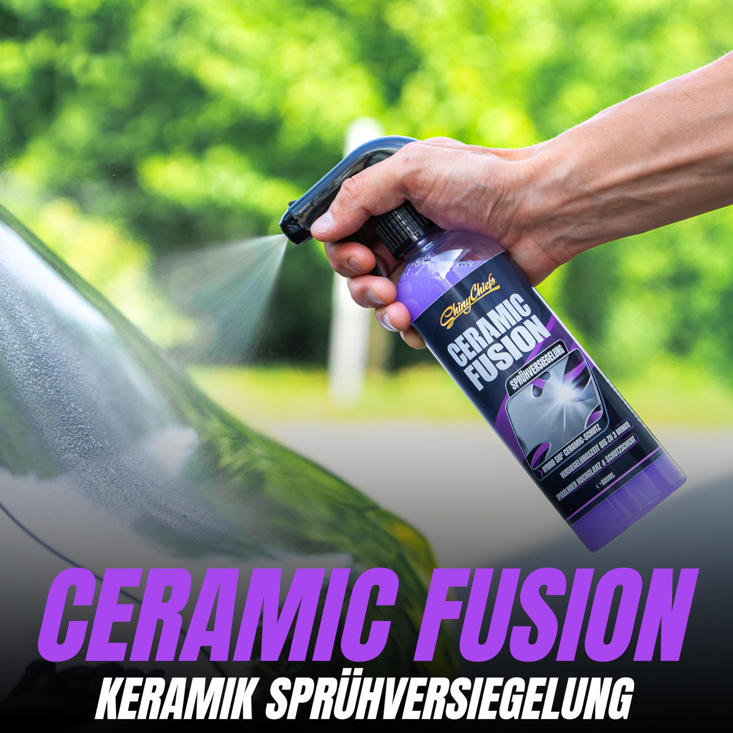 ShinyChiefs CERAMIC FUSION - Sprühversiegelung mit SiO2 Hybrid-Technologie