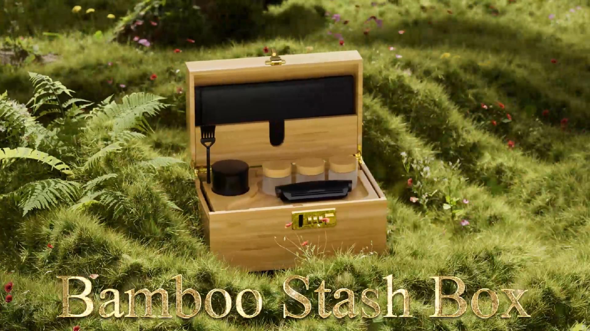 Amazon.com: Uniepoch Premium Large Bamboo Stash Box with Combo