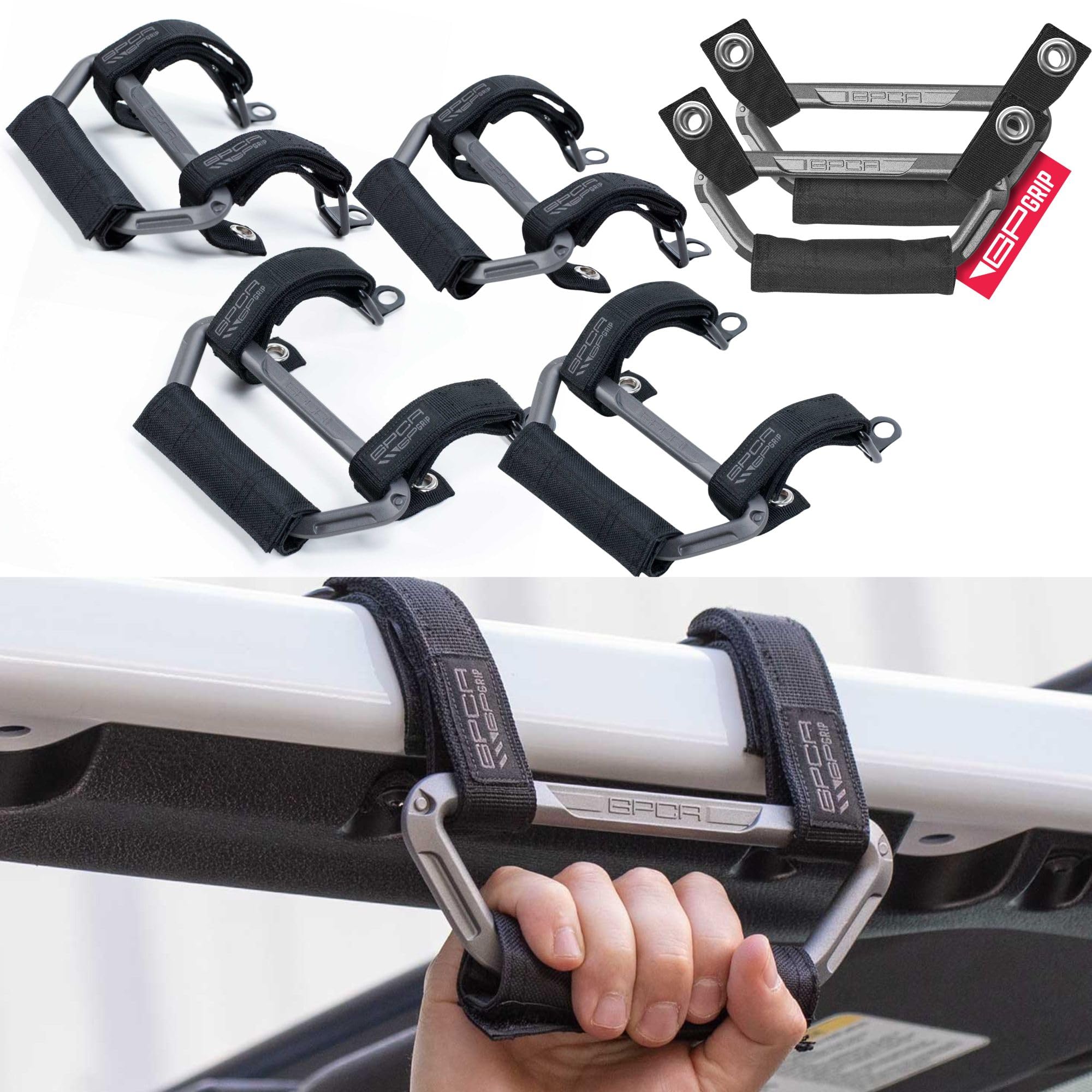 GPCA GP Grip Air Grab Handles, Jeep Wrangler JL 4xe, 2024+