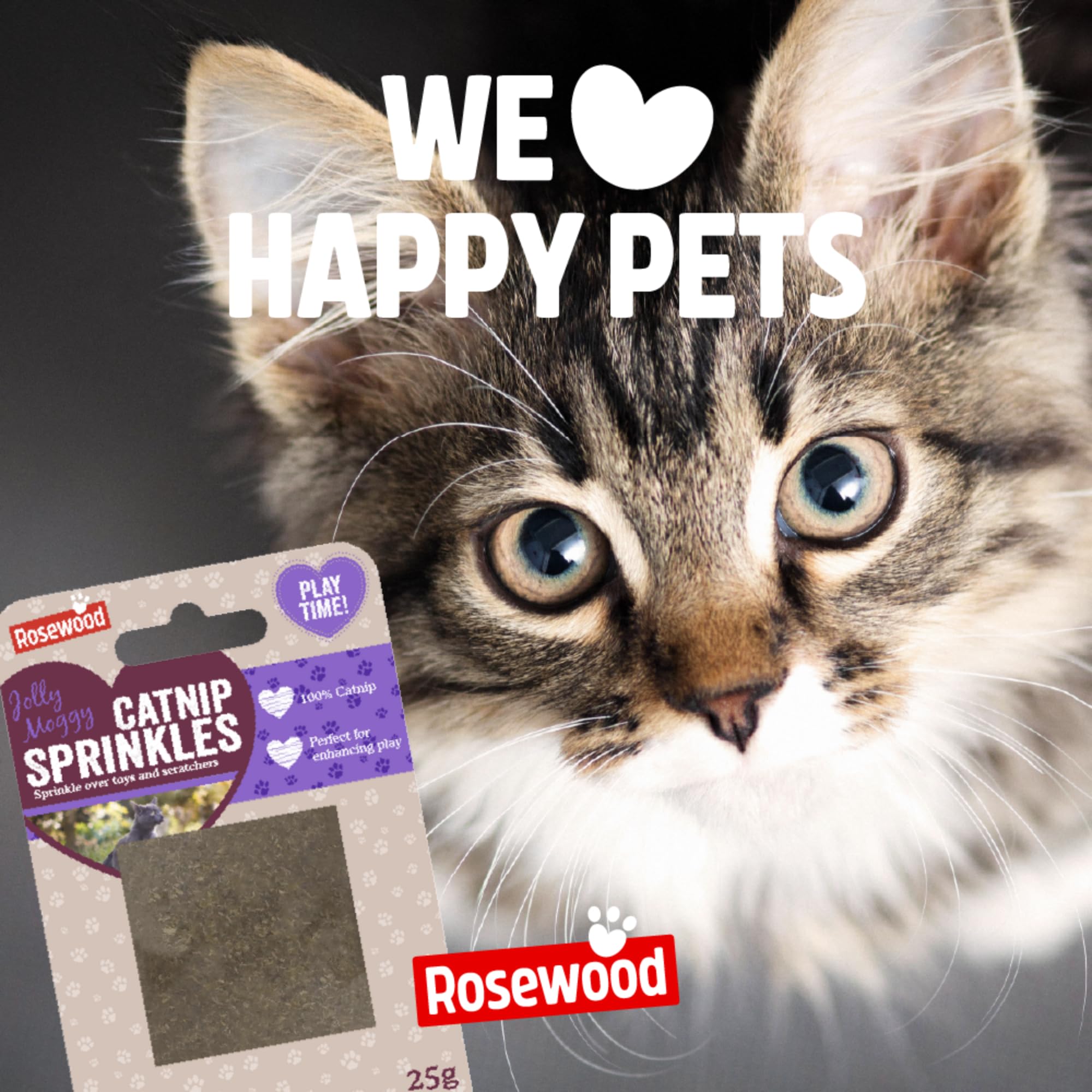 Image secondaire de Herbe à Chat Jolly Moggy Rosewood - 25 g de Cataire Séchée pour Jouets et Griffoirs