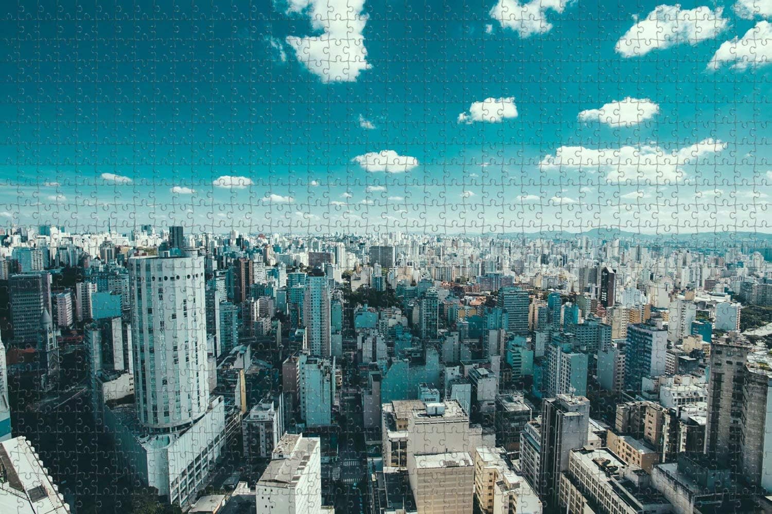 Jigsaw Puzzle for Adults Brazil Sao Paulo Puzzle 1000 Piece Wooden Travel Souvenir