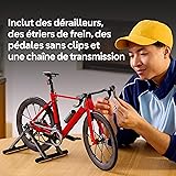 LEGO Icons Le Vélo de Route - Maquette DIY pour Adulte - Pneus en Caoutchouc, Dérailleurs & Support de Roue Arrière - Décoration de Bureau - Cadeau Sportif pour Fan de Cyclisme 11380 - 3
