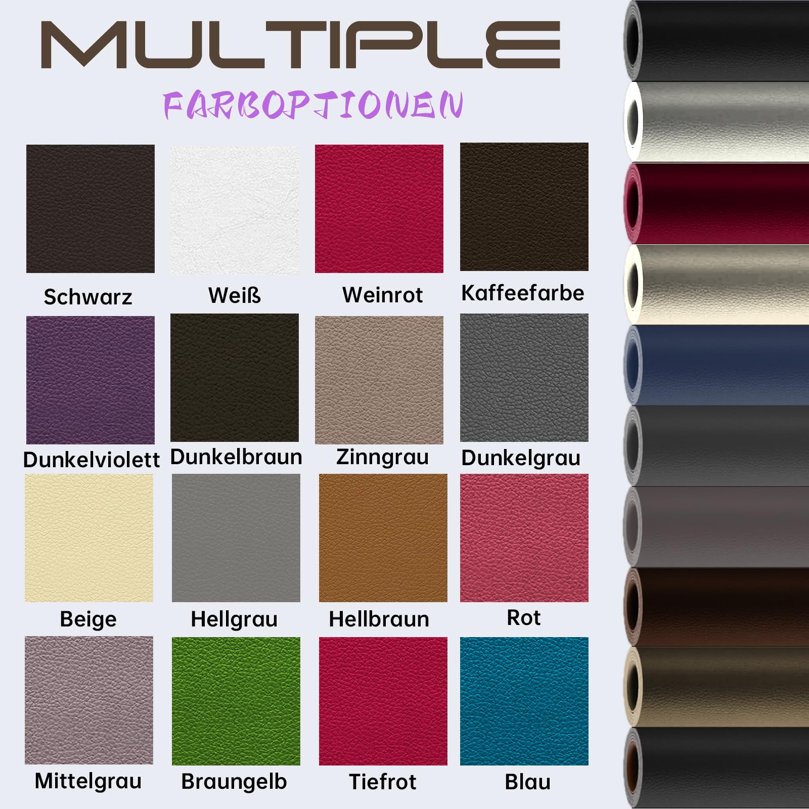 Patch De Réparation Cuir 40 X 160 Cm, Patch Cuir Auto-adhésif Rénovation, Kit Reparation Cuir Pour Réparation Et Rénovation De Canapés, Meubles, Vestes, Sièges De Voiture.(Gris Foncé