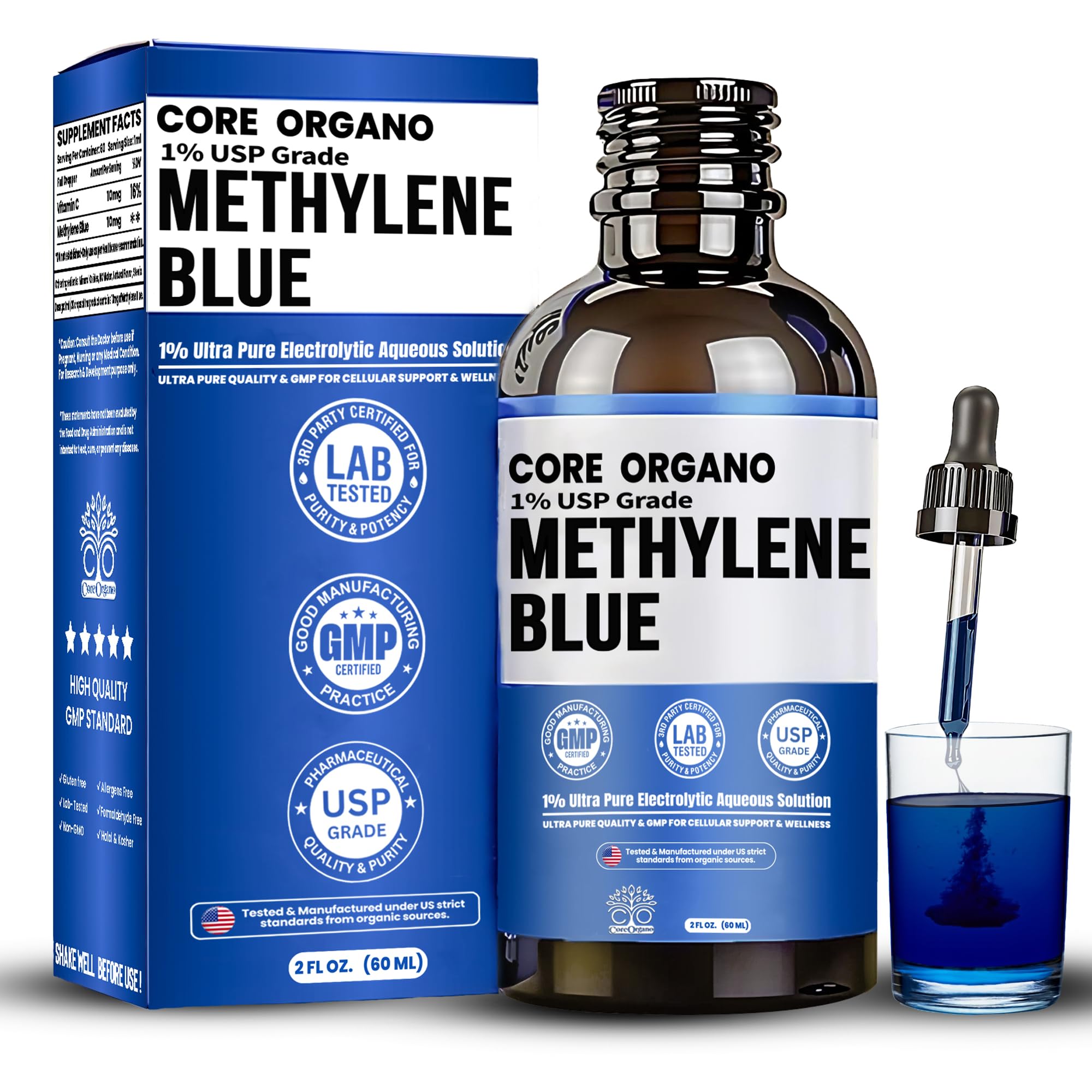 Amazon.com: Premium & Pure Supreme Methylene Blue Drops 1