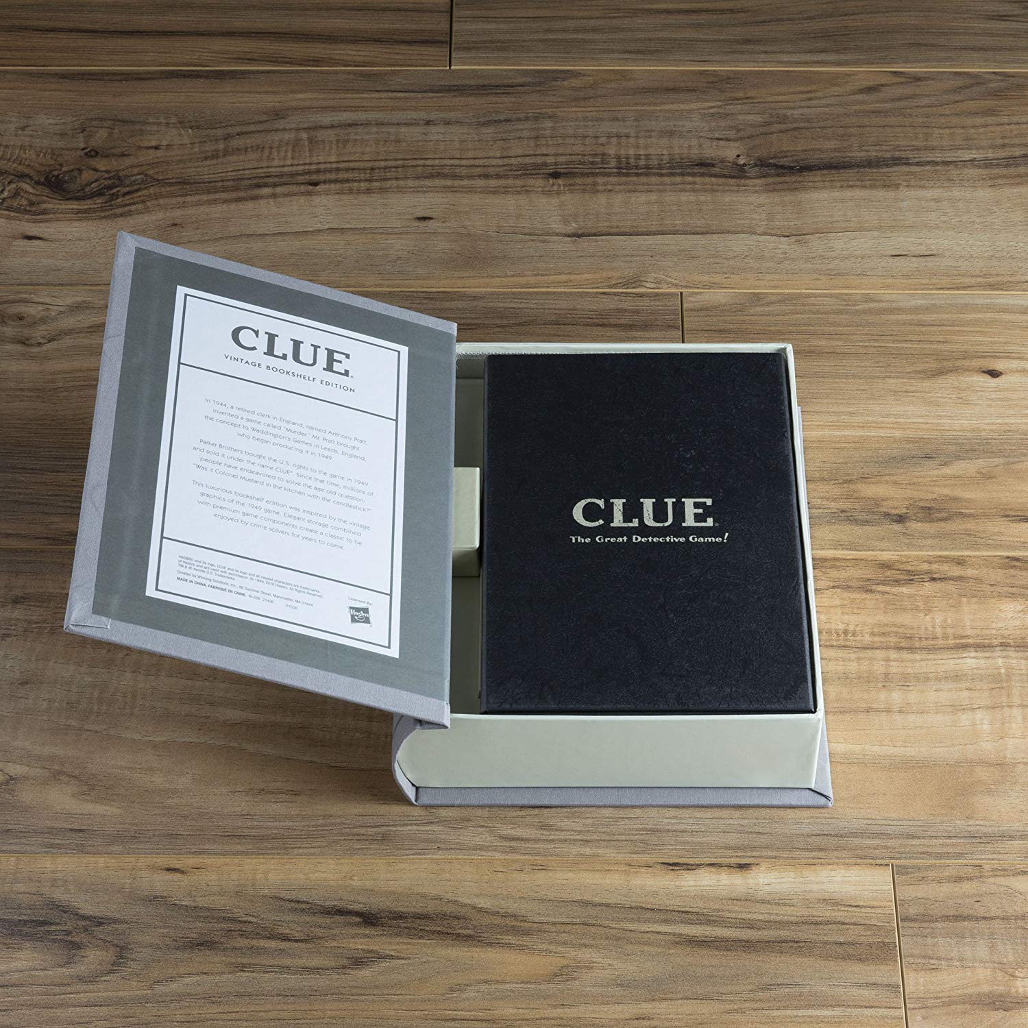 WS Game Company Clue Linen Book Vintage Edition Gioco da tavolo