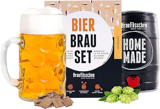 Braufässchen | Männergeschenk | Biergeschenkidee | Bierbrauset zum selber brauen | Festbier...