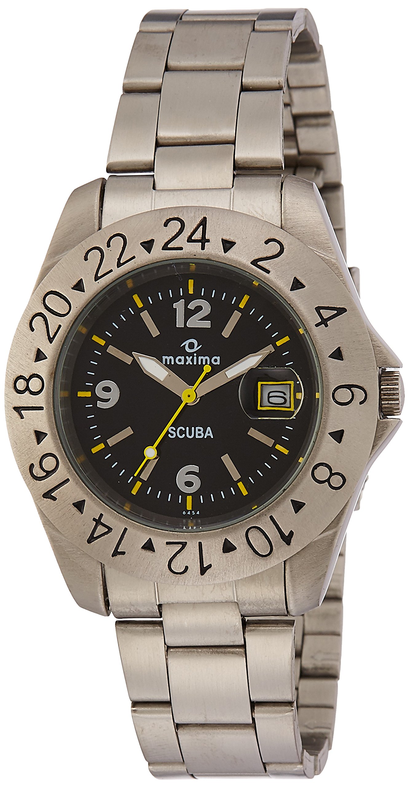 Maxima Stainless Steel Analog Black Dial Mens Watch-39311Cmgi, Band Color-Silver (B01H1CHXTK) Amazon Price History, Amazon Price Tracker