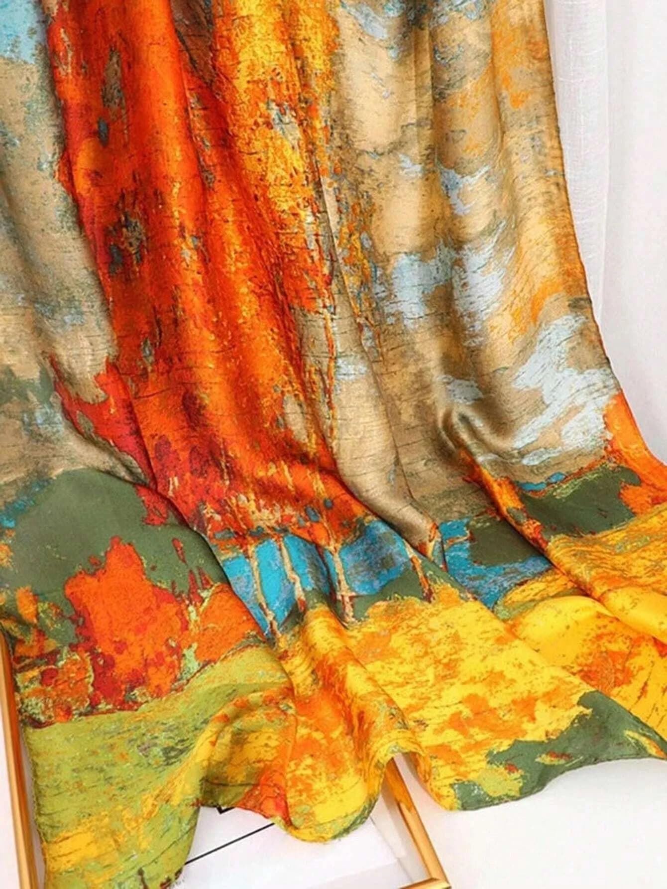 Szaliki, 180x90cm Satynowy Jedwabny Szalik Damski Duży Chusta Hidżab Opaska Plażowa Damska Bandana Foulard Turban dla Kobiet