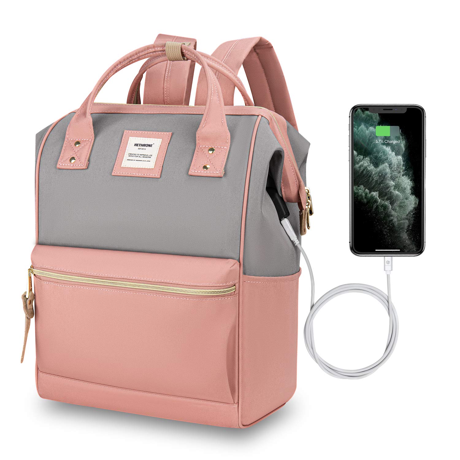 Buy Hethrone Womens Laptop Backpack 15.6 Inch Stylish Anti Theft Casual