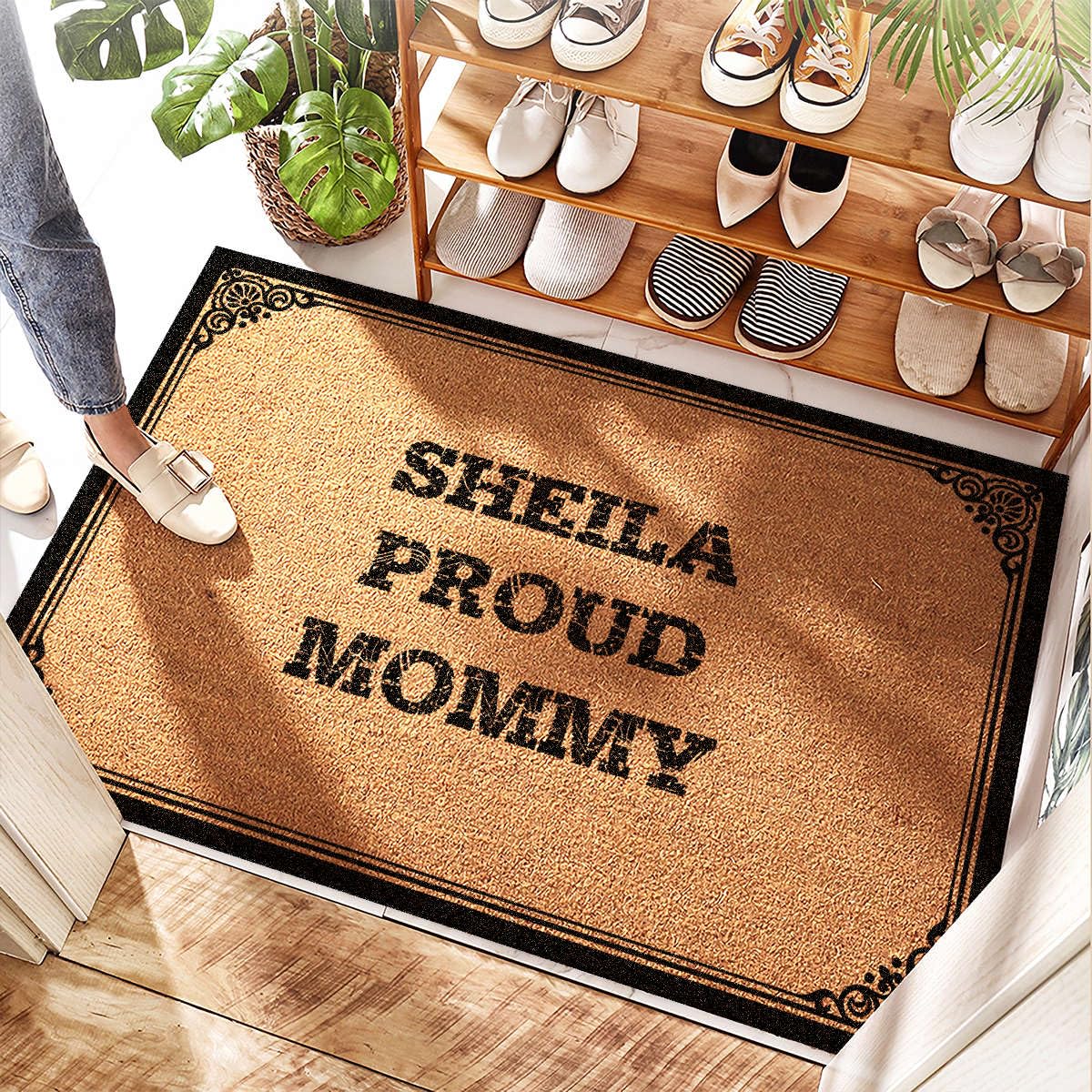 Paillasson imperméable long 50x80cm tapis de porte entrée amusant