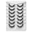 Onlyall False Eyelashes Natural Lashes Wispy Lashes Natural Look False Eyelashes Natural Flared Eyelashes False Eye Lashes Fluffy Lashes 7 Pairs A28