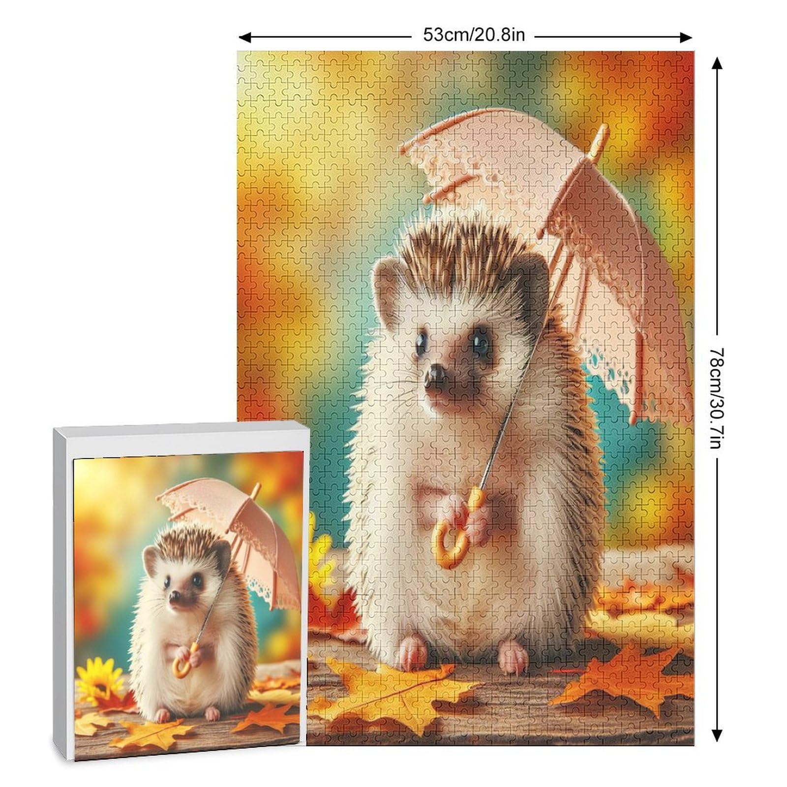 Puzzle De Madera Para Adultos Y Niños, 1000 Piezas, Juego Educativo Para Adultos Y Niños, 50 X 75 Cm
