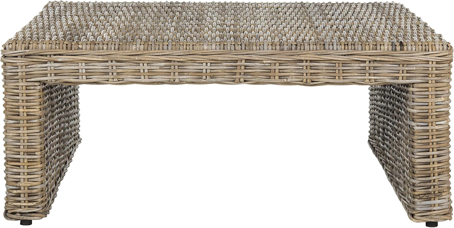 Safavieh Persis Rattan Coffee Table Review: Rustic Style for Garden Patios & Sunrooms