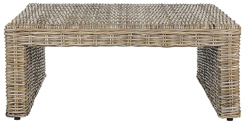 Home Collection Persis Natural Wicker Coffee Table