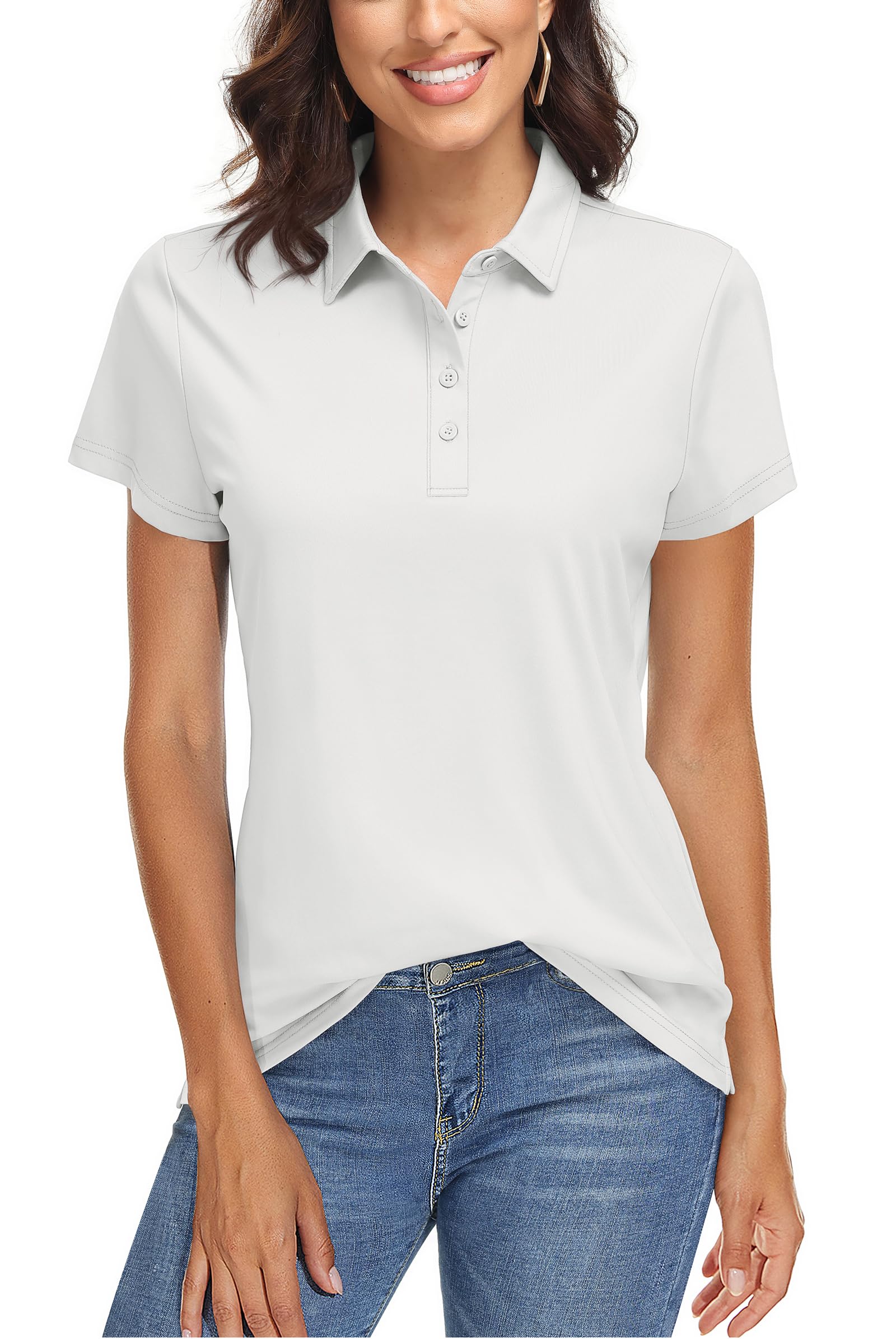 TACVASEN Women's Polo Shirts 
