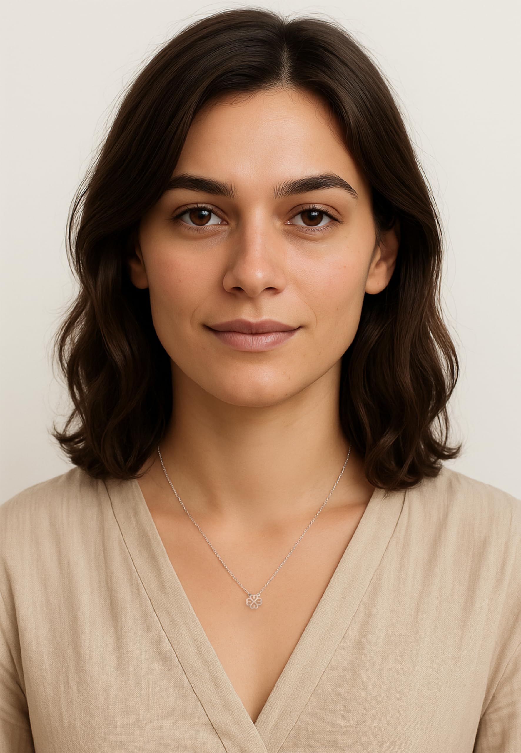 SOFIA MILANI - Naszyjnik Damski Srebro 925 - Zawieszka z Koniczyna