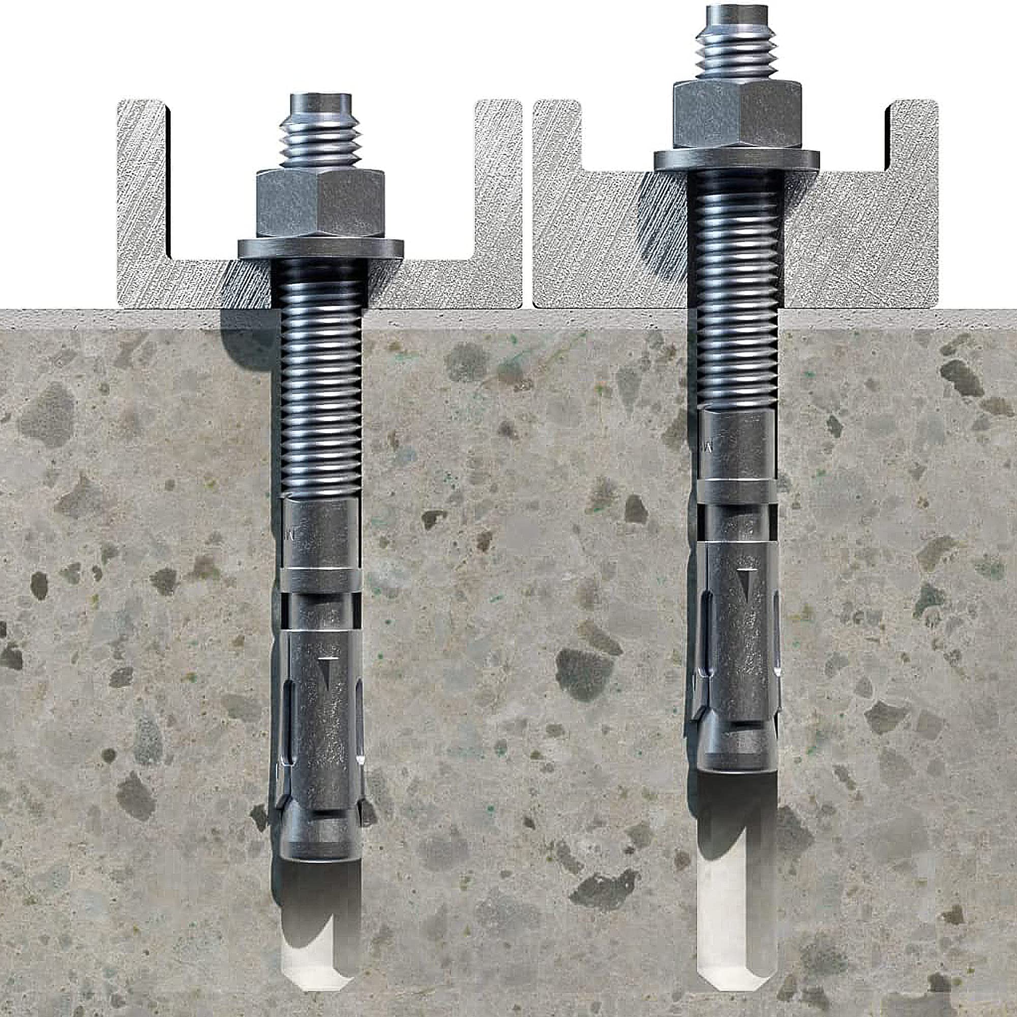 Tasselli Ancoranti Maschio M8 Zincati - 10 Pezzi Per Cemento, Cartongesso, Legno, Uso Professionale - Foto 4
