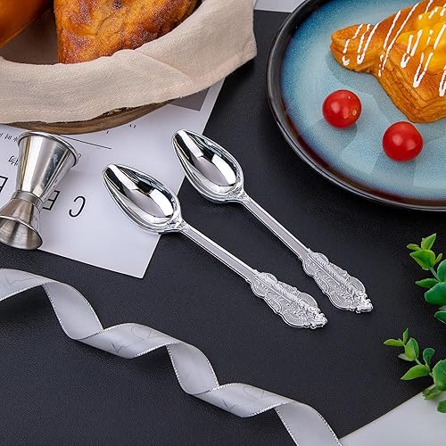 Vista 91 de WDF 160 cubiertos de plástico verde, cubiertos de Navidad resistentes que incluyen 80 tenedores, 40 cucharas, 40 cuchillos, utensilios de plástico