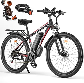 Electric Bike for Adults 1500W 48V 17.5Ah Battery, Output 29'' Fast Ebike, up to 80 Mileage, Front Suspension Disc Brake Class 3, Off Road Mountain E Bike for Men Women
