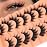 Focipeysa Manga False Eyelashes Wispy Eyelash Pack 18mm Strip Lash C Curly Faux Mink Lashes that Look Like Lash Extensions Natural Wispy False Lash Pack DIY Lash at Home