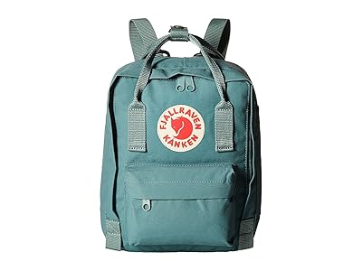 Fjallraven Kanken Mini Backpack Bags Frost Green, Vinyl