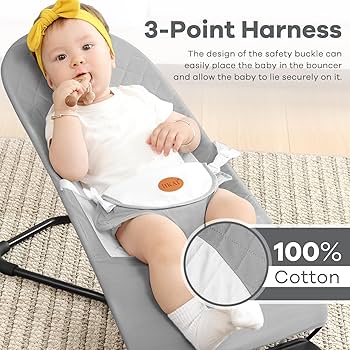 Amazon.com : HKAI Baby Bouncer, Portable Baby Bouncer Seat