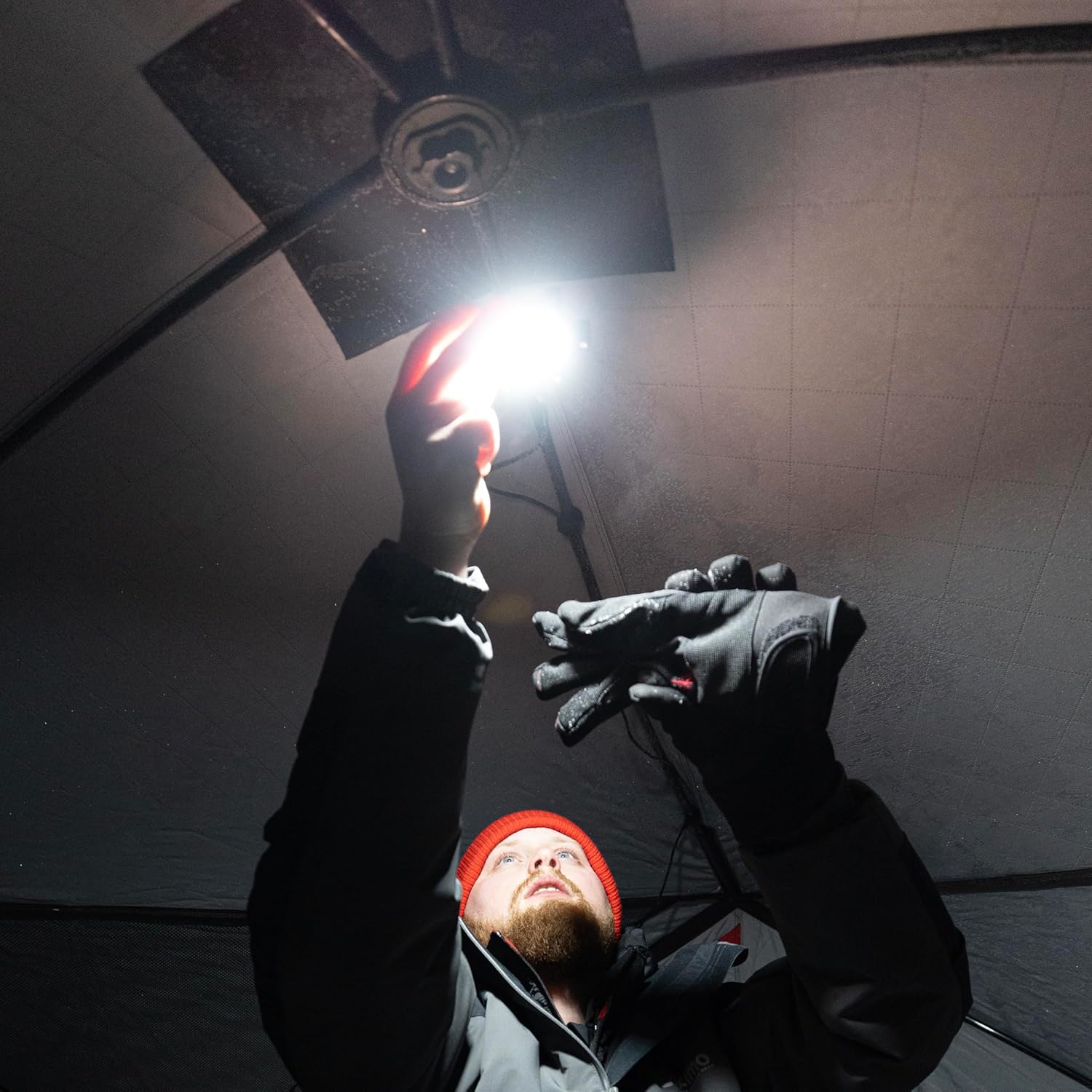 Eskimo® E-Hub™ Shelter Light Kit, Shelters, Black, USB Type A, Alligator Clips, Locking Connection, E-Hub System, 44834